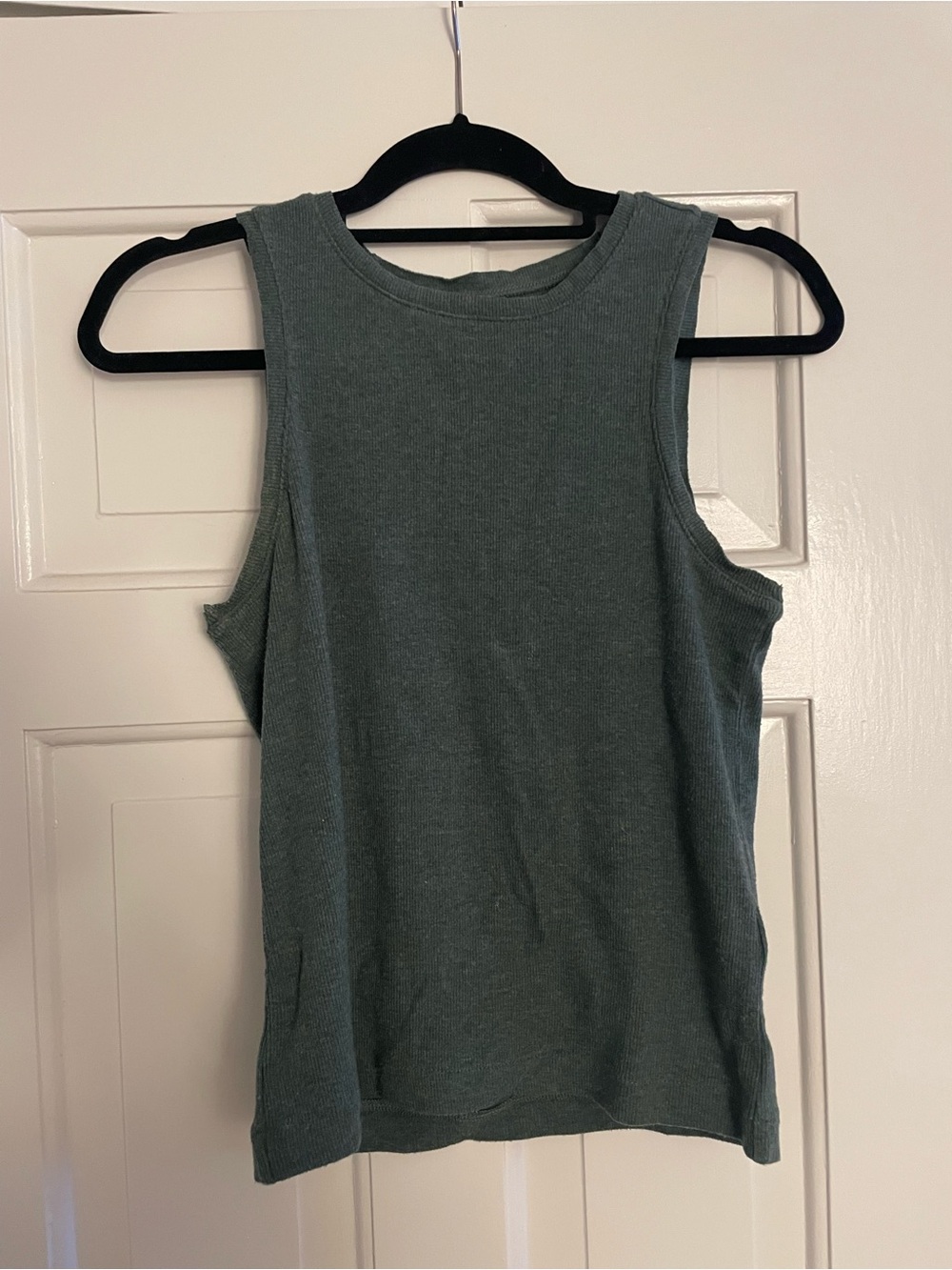 Madewell green tank top